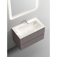 Тумба под раковину Sancos Snob T 80 см подвесная, Doha Soft, SNT80SM