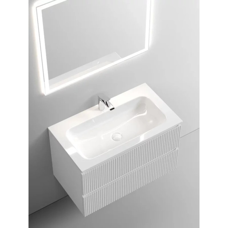 Тумба под раковину Sancos Snob T SNT80W 80 см подвесная, Bianco