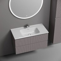 Тумба под раковину Sancos Snob T SNT90SM, 90 см подвесная, Doha Soft