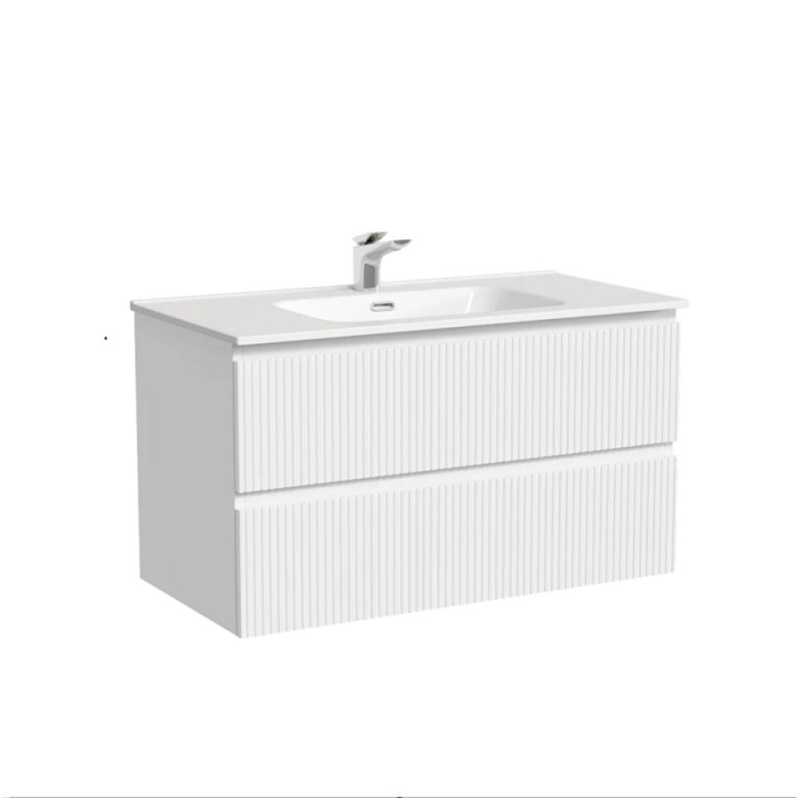 Тумба под раковину Sancos Snob T SNT90W, 90 см подвесная, Bianco