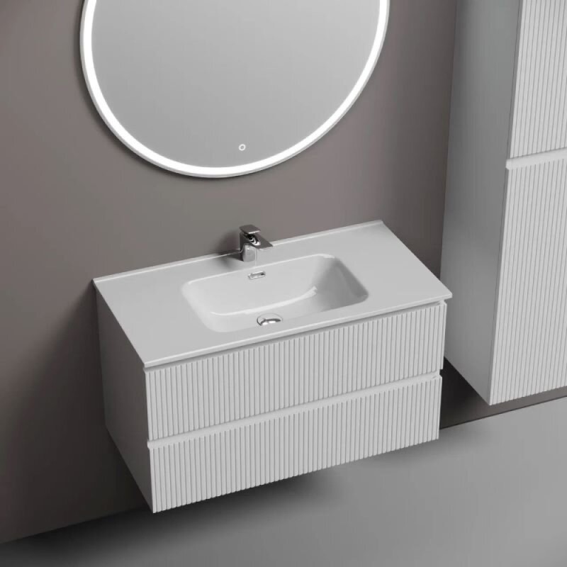 Тумба под раковину Sancos Snob T SNT90W, 90 см подвесная, Bianco