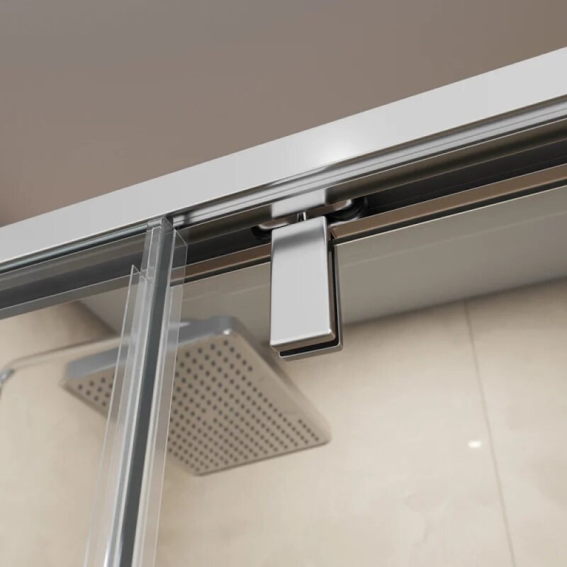 Душевой уголок BelBagno SOFT_CLOSE-1-AH-1-100/80-C-Cr, 100 х 80 см, стекло прозрачное, профиль хром