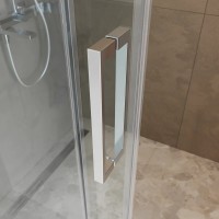 Душевой уголок BelBagno SOFT_CLOSE-1-AH-1-150/90-C-Cr, 150 х 90 см, стекло прозрачное, профиль хром