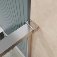 Душевой уголок BelBagno SOFT_CLOSE-1-AH-1-160/100-C-Cr, 160 х 100 см, стекло прозрачное, профиль хром