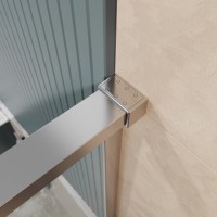 Душевая дверь BelBagno SOFT_CLOSE-1-BF-1-160-C-Cr, 160 см, стекло прозрачное, профиль хром