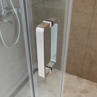 Душевой уголок BelBagno SOFT_CLOSE-2-AH-1-110/100-C-Cr, 110 х 100 см, стекло прозрачное, профиль хром