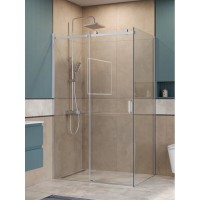 Душевой уголок BelBagno SOFT_CLOSE-2-AH-1-120/100-C-Cr, 120 х 100 см, стекло прозрачное, профиль хром