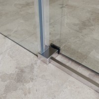 Душевой уголок BelBagno SOFT_CLOSE-2-AH-1-140/100-C-Cr, 140 х 100 см, стекло прозрачное, профиль хром