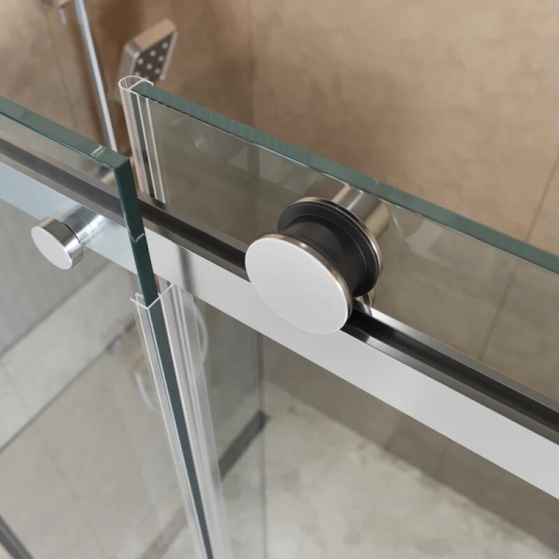 Душевой уголок BelBagno SOFT_CLOSE-2-AH-1-180/80-C-Cr, 180 х 80 см, стекло прозрачное, профиль хром
