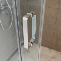 Душевая дверь BelBagno SOFT_CLOSE-2-BF-1-110-C-Cr, 110 см, стекло прозрачное, профиль хром