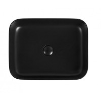 Раковина Aquanet Soul 245833-1-MB 50 x 40 x 13.5 см, накладная, черный
