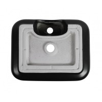 Раковина Aquanet Soul 273670-2-MB 50 x 40 x 14 см, накладная, черный матовый