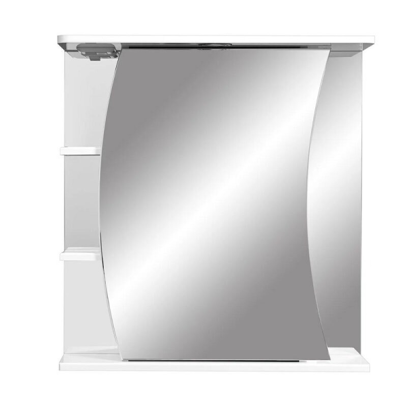 Зеркальный шкаф Stella Polar Концепт Пелаго 65/C SP-00000055, 65 см, подвесной, с подсветкой, белый, правый