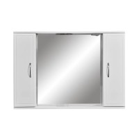 Зеркальный шкаф Stella Polar Концепт 100/C SP-00000135, 100 см, подвесной, с подсветкой, белый