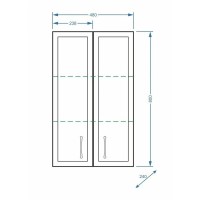 Шкаф подвесной Stella Polar Концепт SP-00000139, 50 см, цвет белый