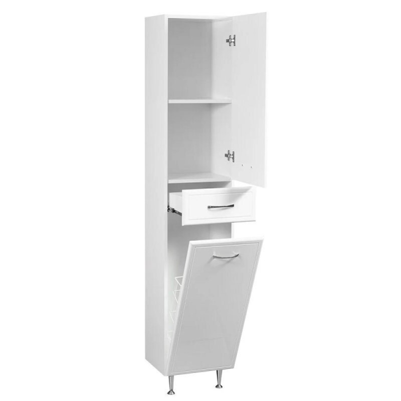 Пенал Stella Polar Концепт 36 SP-00000146, 36 см, напольный, белый