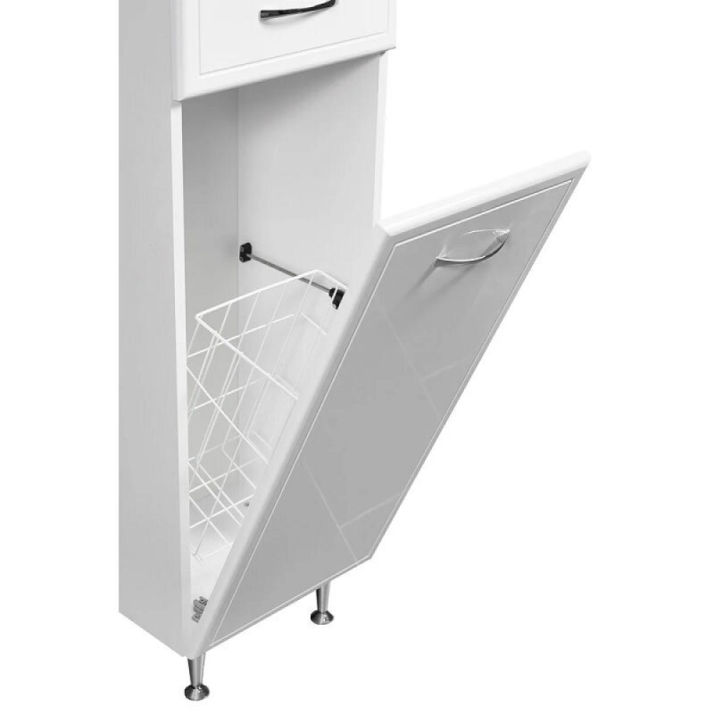 Пенал Stella Polar Концепт 36 SP-00000146, 36 см, напольный, белый