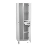 Пенал Stella Polar Концепт 54 SP-00000150, 54 см, напольный, белый