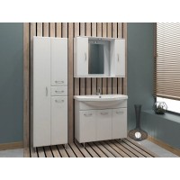 Пенал Stella Polar Концепт 54 SP-00000150, 54 см, напольный, белый
