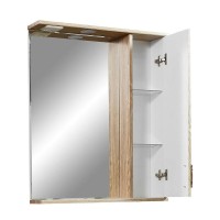 Зеркальный шкаф Stella Polar Кармела 65/C SP-00000181, 65 см, подвесной, правый, карпатская ель
