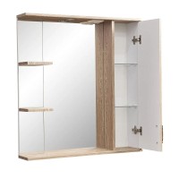 Зеркальный шкаф Stella Polar Кармела 75/C SP-00000182, 75 см, подвесной, правый, карпатская ель