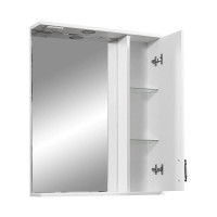 Зеркальный шкаф Stella Polar Кармела 65/C SP-00000184, 65 см, подвесной, правый, ольха белая
