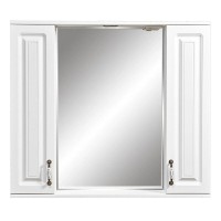 Зеркальный шкаф Stella Polar Кармела 90/C SP-00000186, подвесной, 90 см, ольха белая