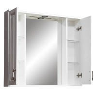 Зеркальный шкаф Stella Polar Кармела 90/C SP-00000186, подвесной, 90 см, ольха белая