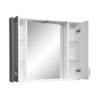 Зеркальный шкаф Stella Polar Кармела 100/C SP-00000187, 100 см, подвесной, ольха белая
