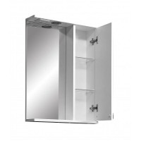 Зеркальный шкаф Stella Polar Ванда 50/C SP-00000198, 50 см, подвесной, с подсветкой, правый, белый