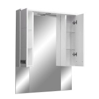 Зеркальный шкаф Stella Polar Фиора 80/C SP-00000210, 80 см, подвесной, с подсветкой, белый