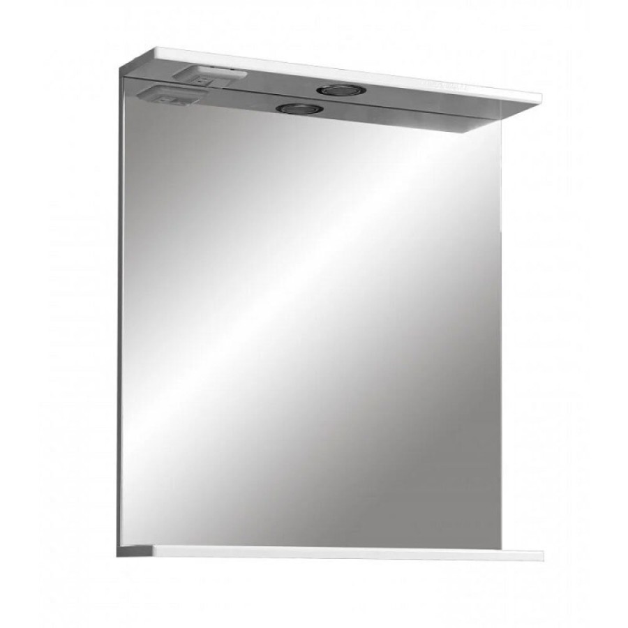 Зеркало Stella Polar Ванесса 60/C SP-00000219, 60 см, подвесное, с подсветкой, белое