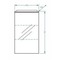 Зеркальный шкаф Stella Polar Концепт Альда 40/C SP-00000222, 40 см, подвесной, с подсветкой, белый
