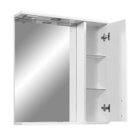 Зеркальный шкаф Stella Polar Фантазия 65/C SP-00000225 65 см, с подсветкой, правый, белый