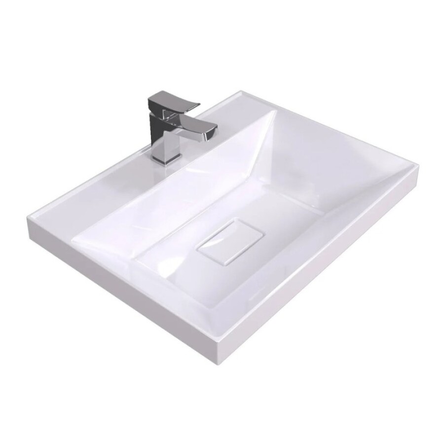 Раковина Stella Polar Бриз SP-00001478, 60 см, искусственный камень, белый