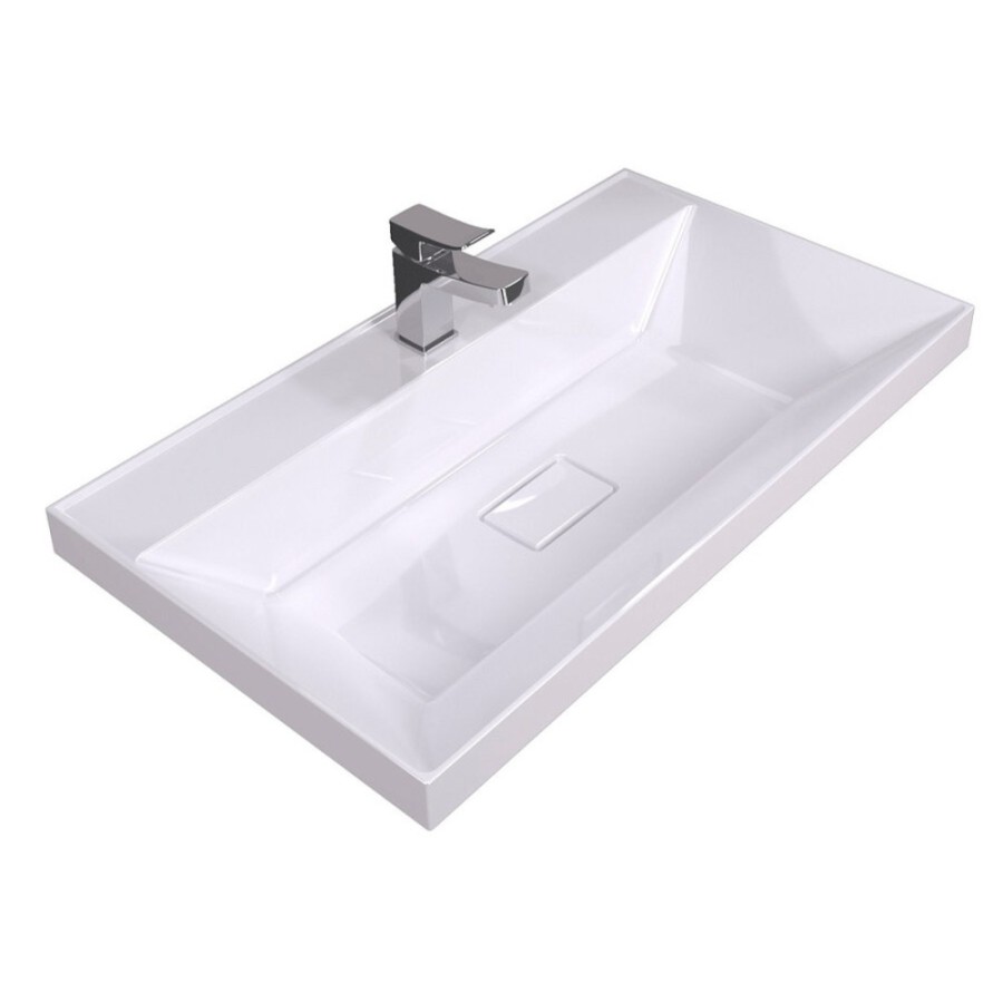 Раковина Stella Polar Бриз SP-00001480, 80 см, искусственный камень, белый