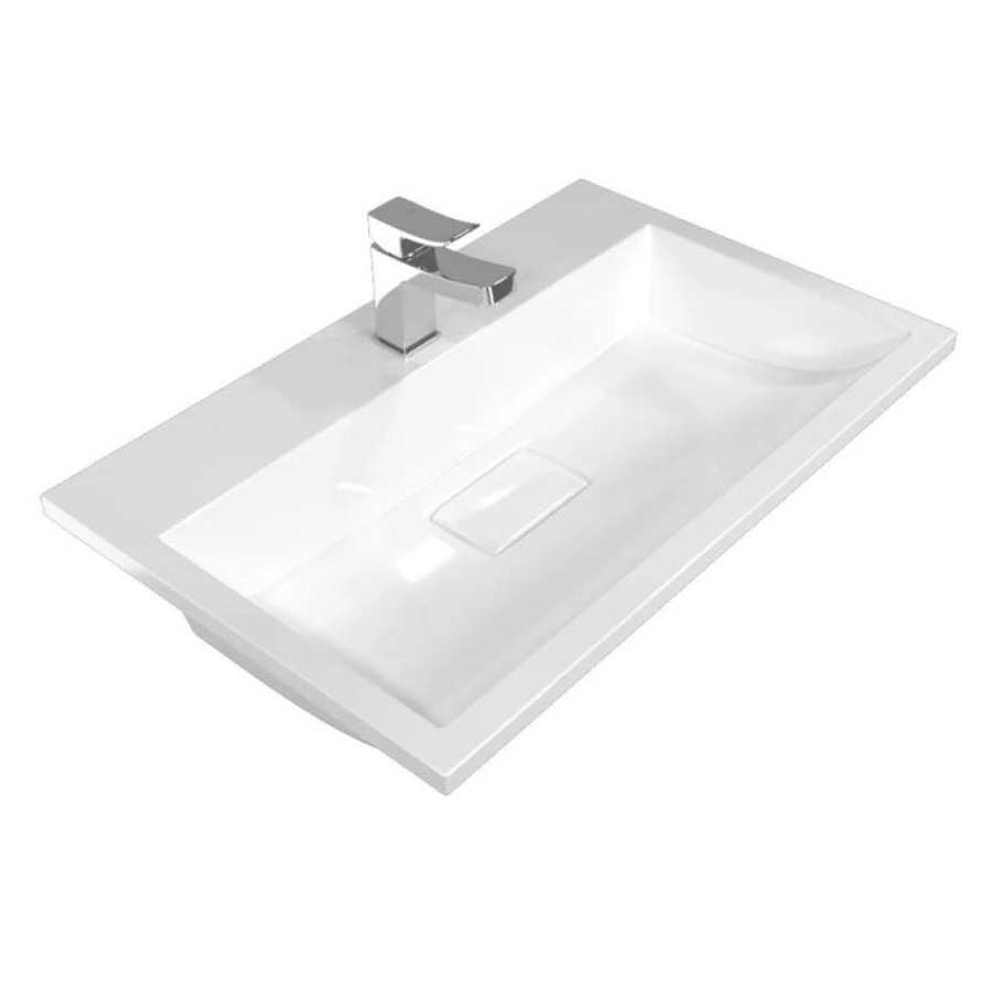 Раковина Stella Polar Арта SP-00001485, 60 см, искусственный камень, белый