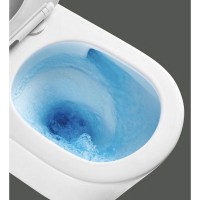 Подвесной унитаз Stella Polar Ибица KN9722004, SP-00001846, безободковый, смыв торнадо, крышка-сиденье микролифт, белый