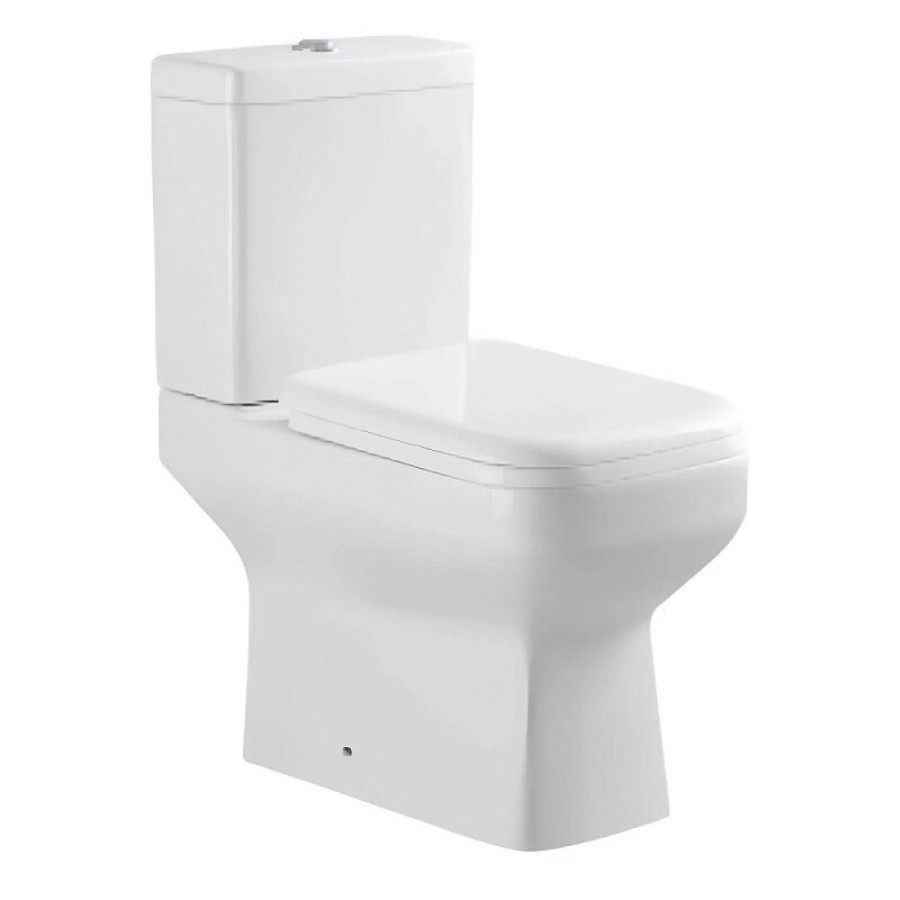 Унитаз-компакт Stella Polar Калафель KN8130000, SP-00001847, крышка-сиденье микролифт, белый