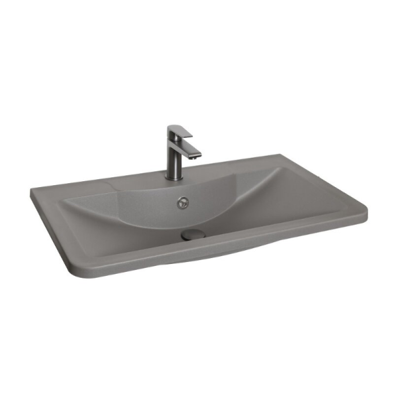 Смеситель для раковины Stella Polar Кламар SP-00001955, PVD вороненая сталь, gunmetal