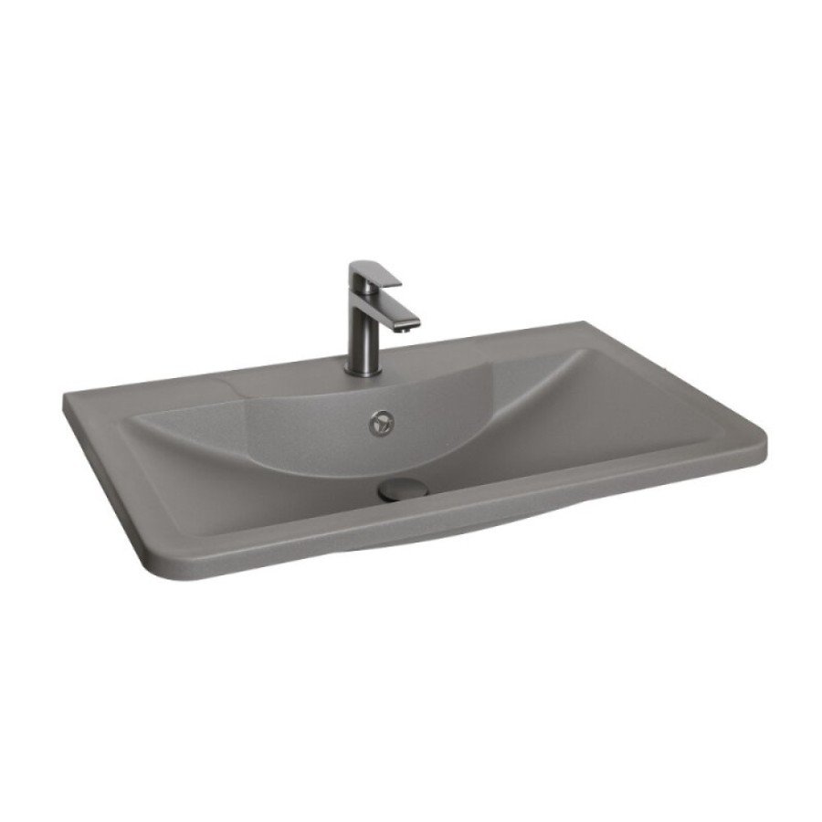 Смеситель для раковины Stella Polar Кламар SP-00001955, PVD вороненая сталь, gunmetal
