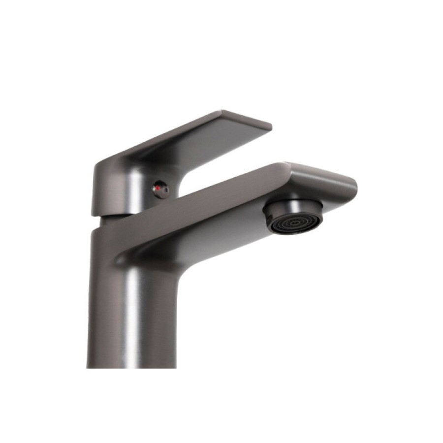 Смеситель для раковины Stella Polar Кламар SP-00001955, PVD вороненая сталь, gunmetal