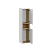 Пенал Cersanit Louna SP-SL-LOU/Wh, 35 см, подвесной, белый/дерево