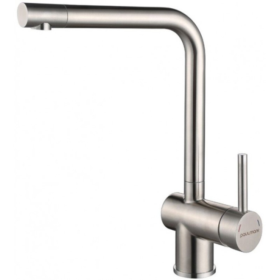 Смеситель Paulmark Spring Sp212067-BS, для кухонной мойки, брашированная сталь