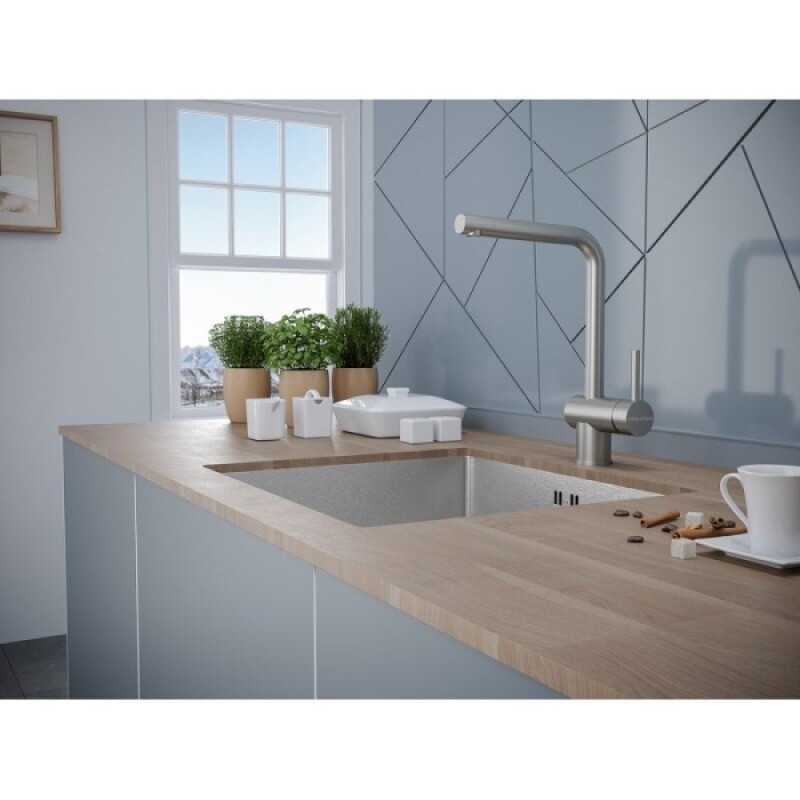 Смеситель Paulmark Spring Sp212067-BS, для кухонной мойки, брашированная сталь