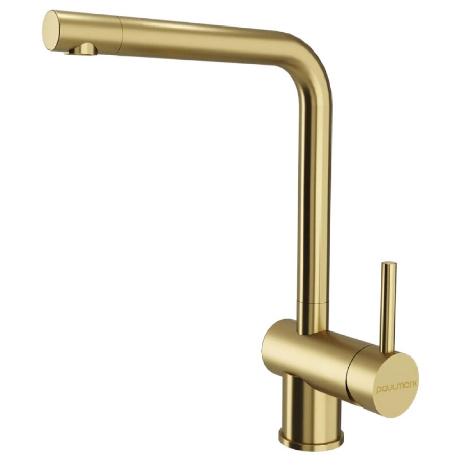 Смеситель Paulmark Spring Sp212067-LG, для кухонной мойки, светлое золото