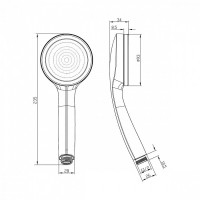 Душевая лейка Iddis SpaHome SPA1F00i18