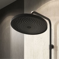 Душевая система Iddis SpaHome SPABLBTi06, с управлением Push Control, верхний душ, черный матовый