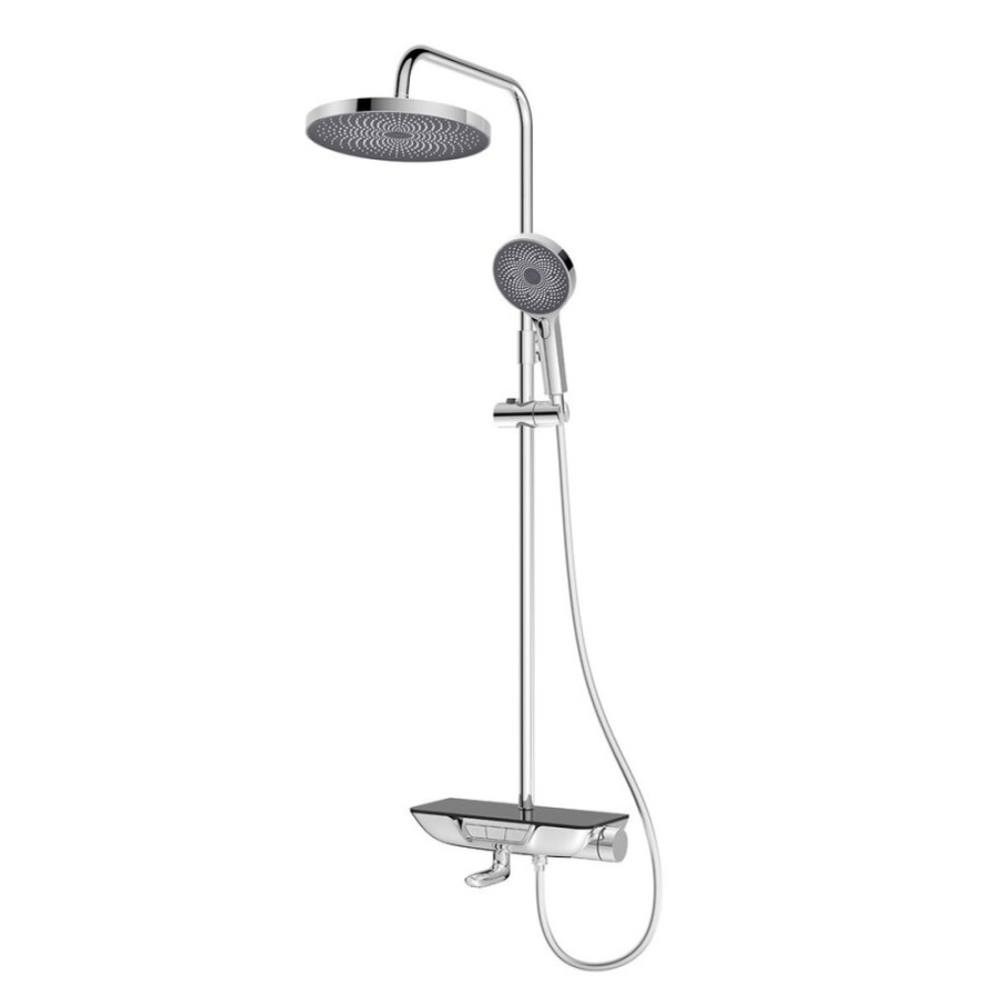 Душевая система Iddis SpaHome SPASBBTi06, с управлением Push Control, верхний душ, хром