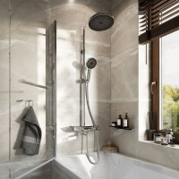 Душевая система Iddis SpaHome SPASBBTi06, с управлением Push Control, верхний душ, хром